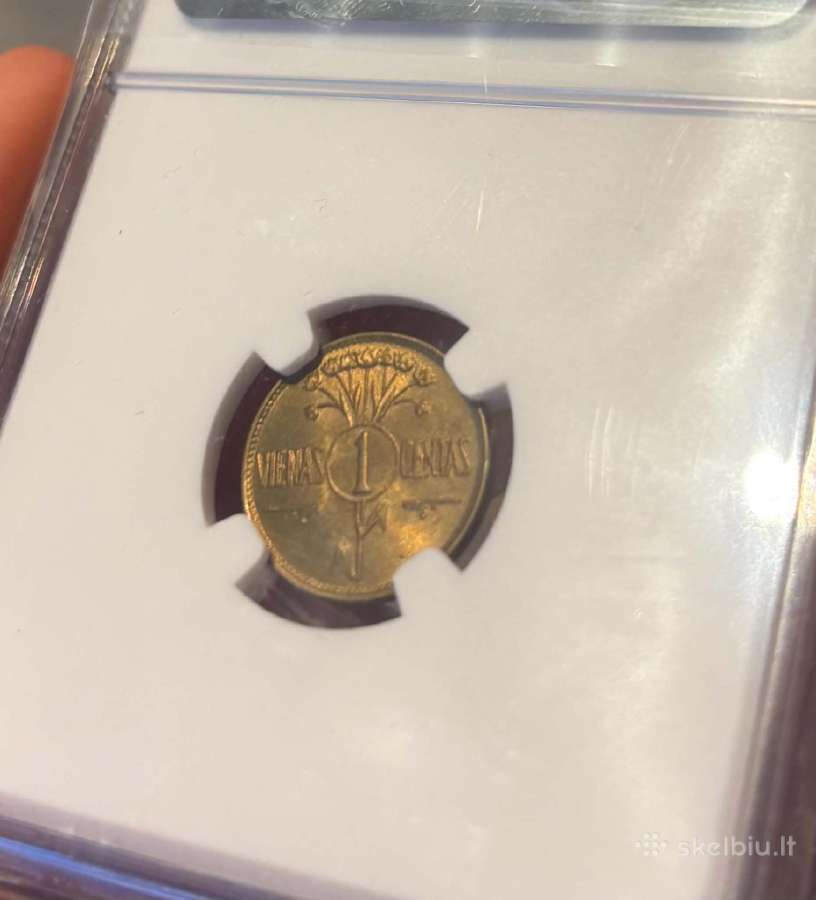 1ct 1925m Ms66 sertifikuotas