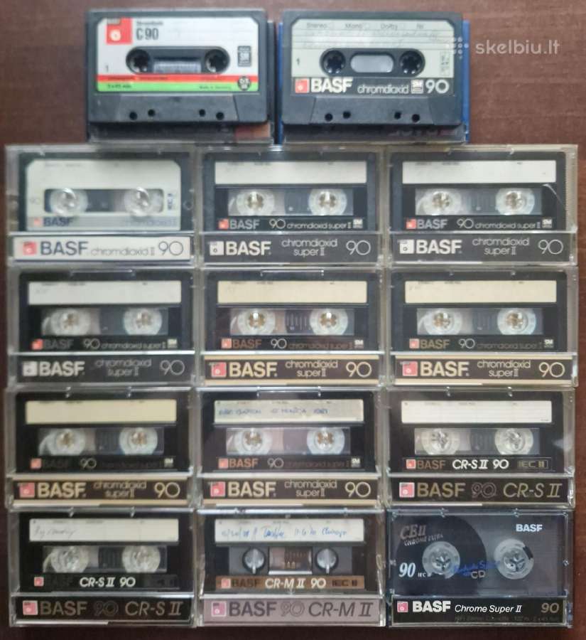 Basf Audio kasetės
