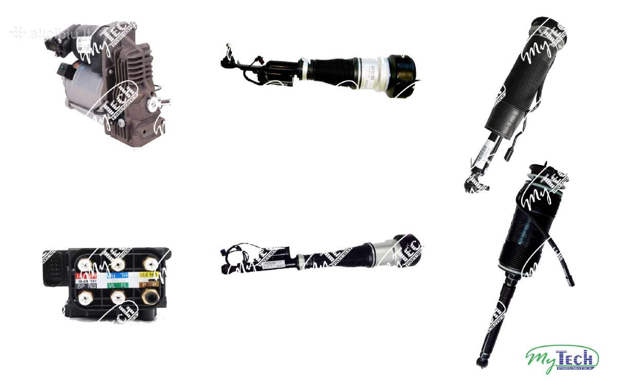 MB W221 Airmatic, 4matic, Abc pneumatikos dalys