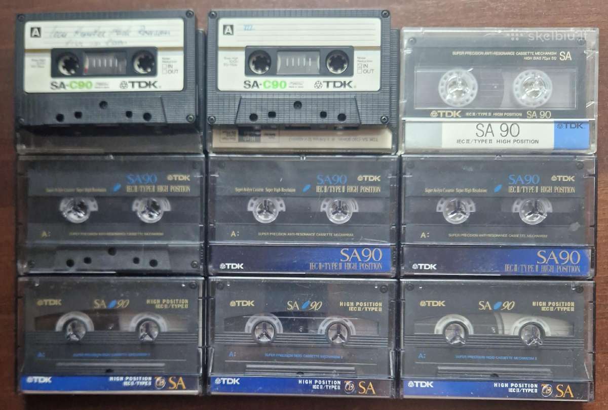 Tdk 1 audio kasetės