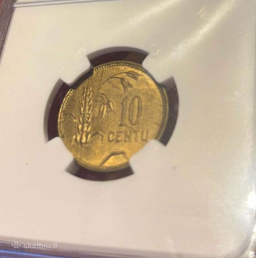 10ct 1925m Ms64 sertifikuoti