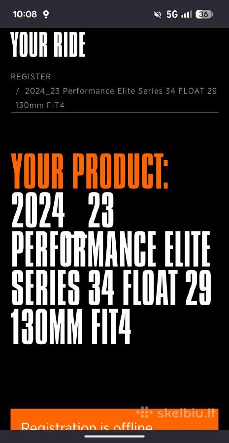 Fox 34 Float 29 Performance elite 130mm - nuotraukos Nr. 6
