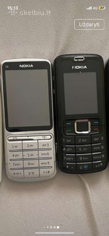 Nauja Nokia 215 4G ir Nokia C3-01 puikios bukles