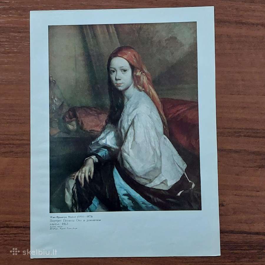 Prancūzijos tapytojai XIX a. - darbų reprodukcijos - nuotraukos Nr. 8