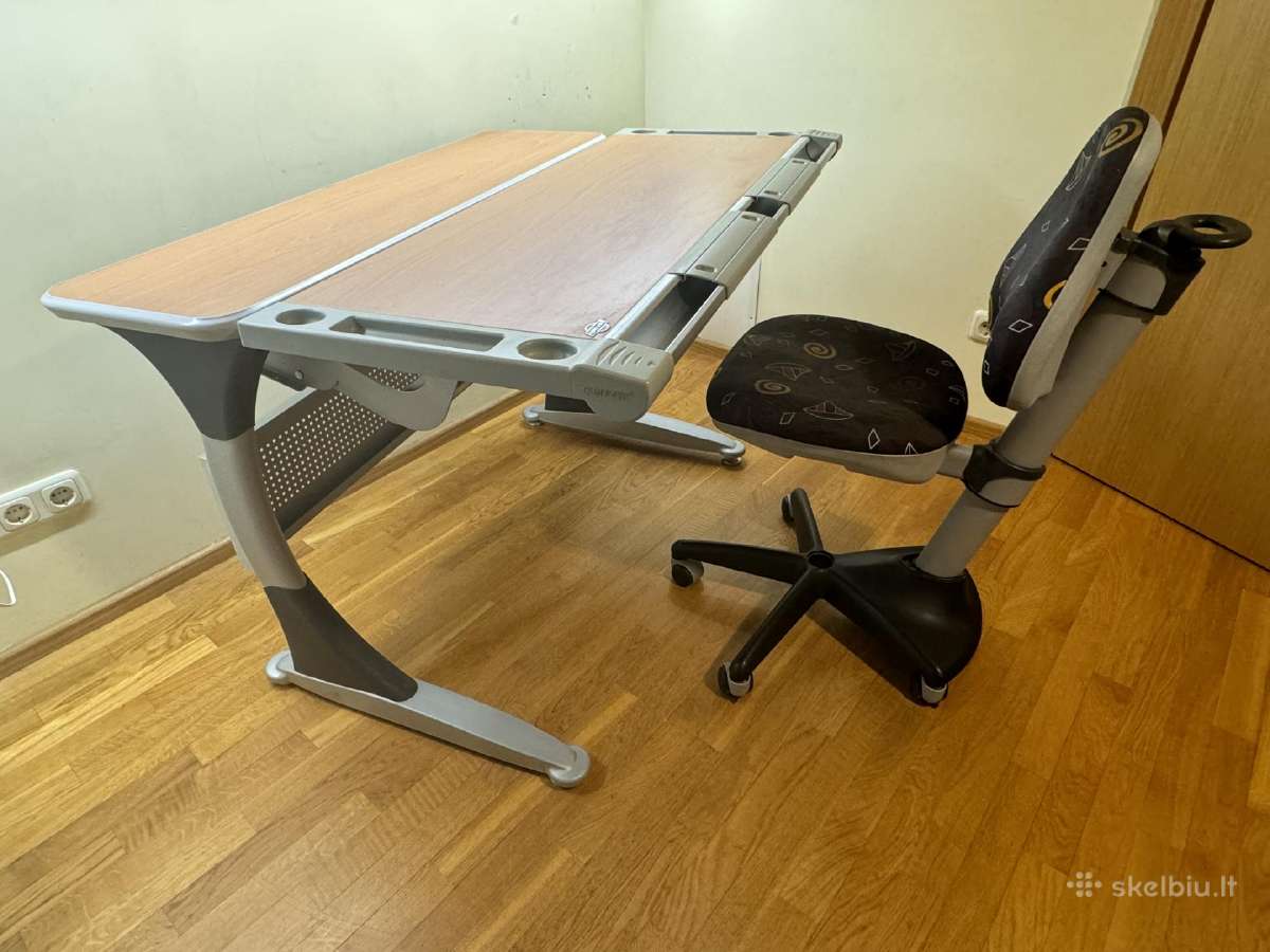 Comfpro ergonominis stalas + reguliuojama kėdė - nuotraukos Nr. 5