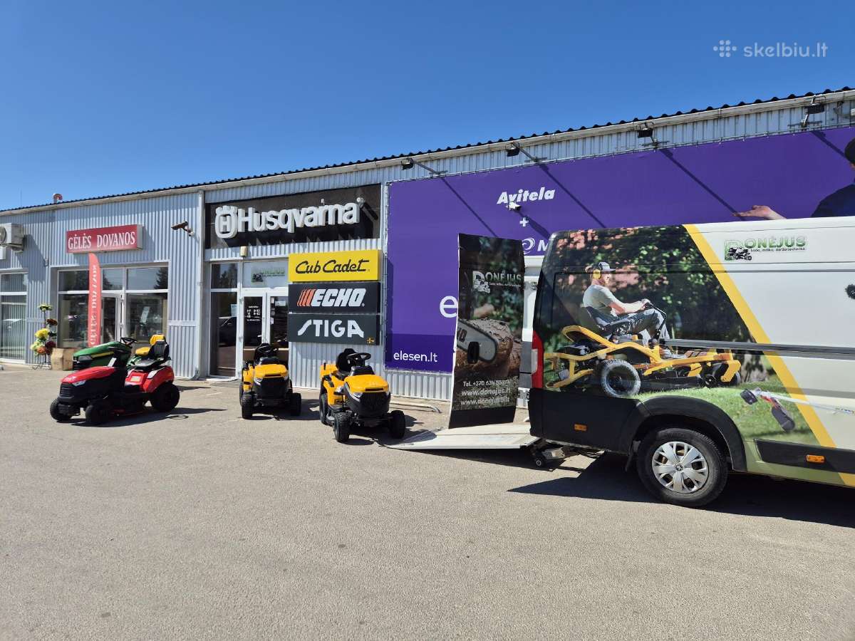 Vejos traktorius Stiga Tornado 398, 7,5 kw