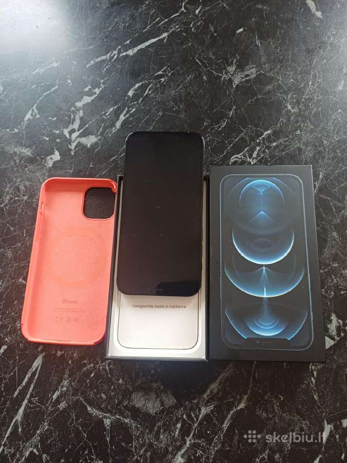 Parduodamas iPhone 12 Pro 256 GB (Pacifific blue)