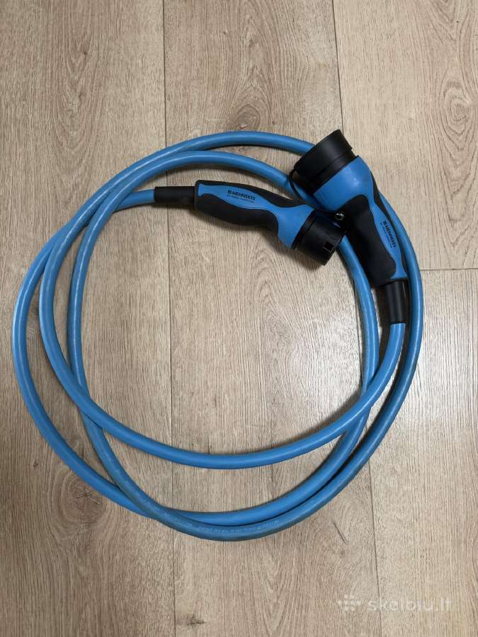 Type2 22kw 3 m. kabelis