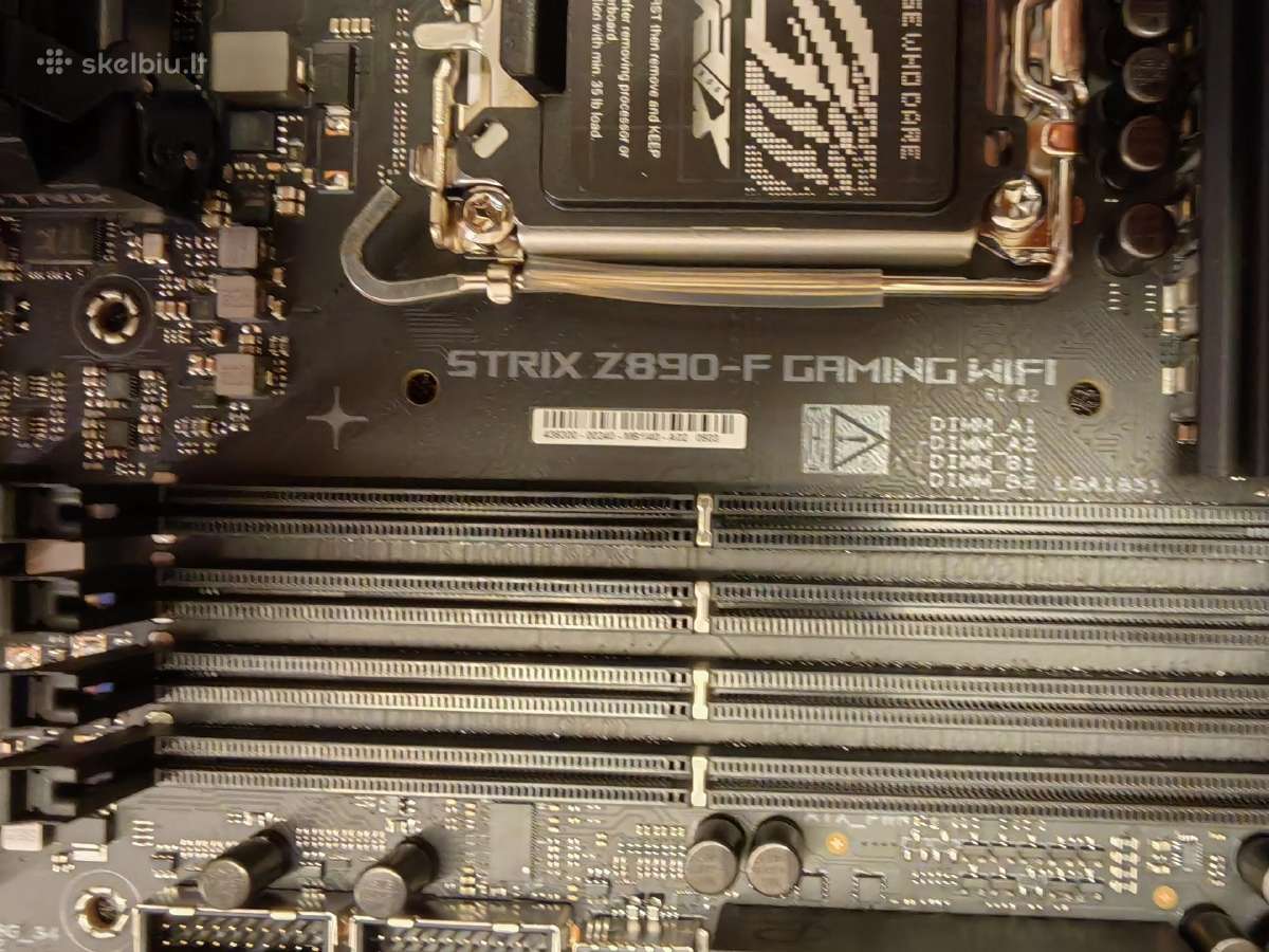 Nauja Lga 1851 Asus Rog Strix Z890-f Gaming WiFi - nuotraukos Nr. 4