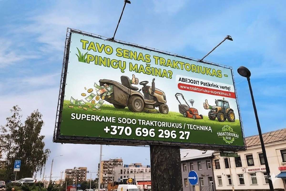 Sodo traktoriukų supirkimas 24/7
