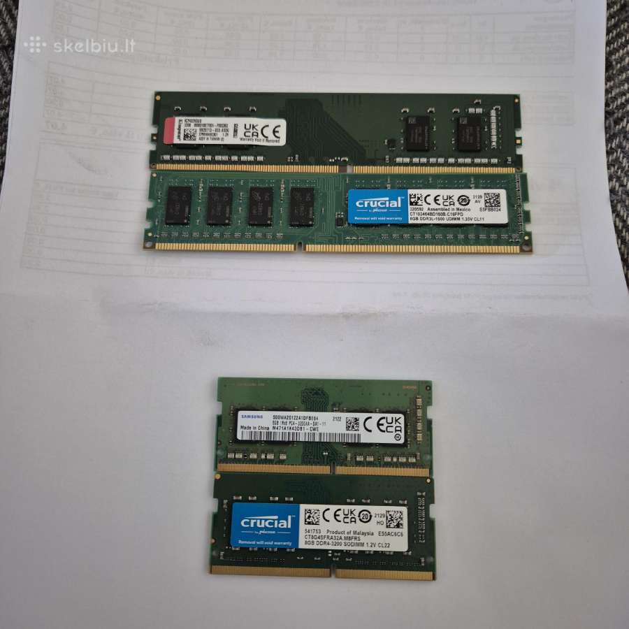 RAM Ddr4 ir Ddr3