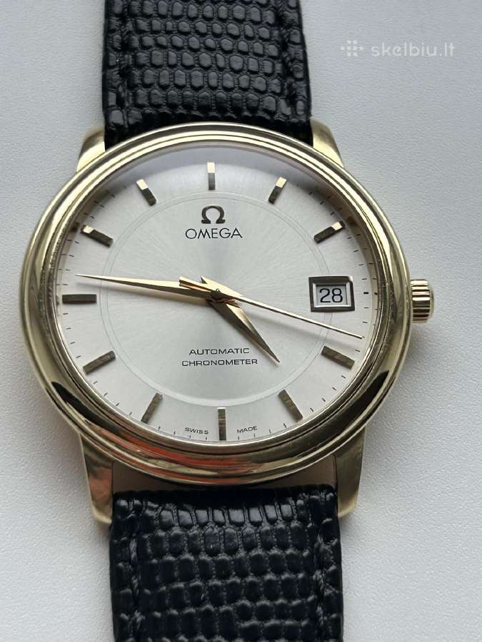 Omega Deville Auksinis 750 - nuotraukos Nr. 3