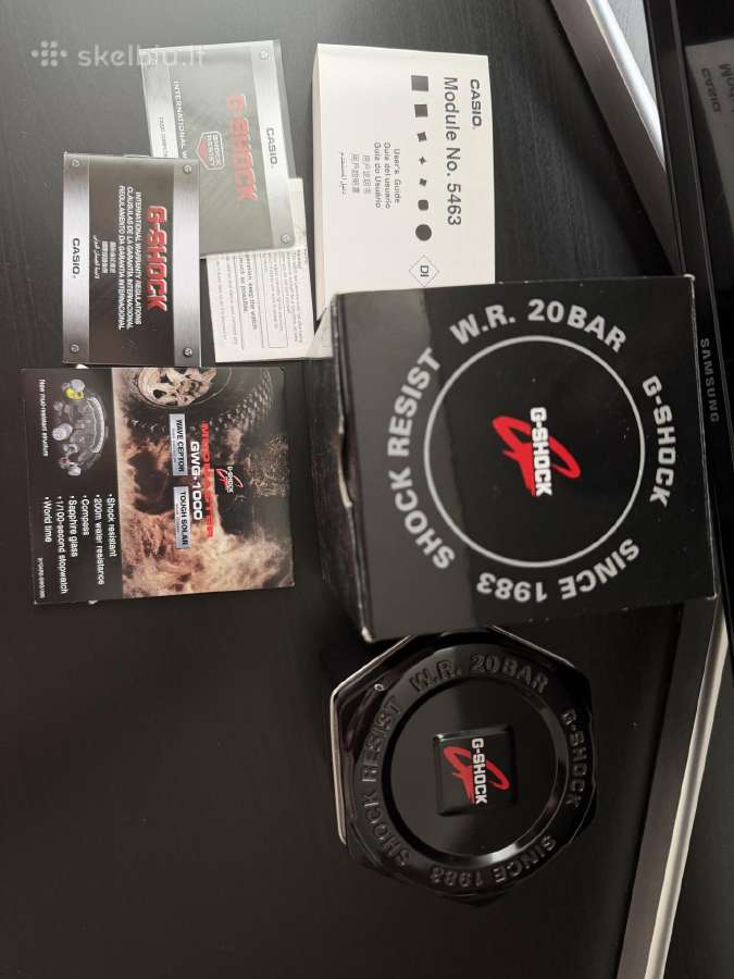 Casio G-shock Mudmaster Gwg-1000-1a3dr Tough Solar - nuotraukos Nr. 4