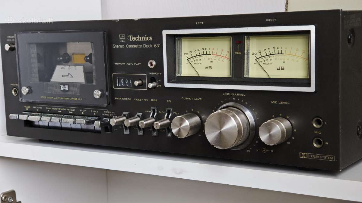 Technics RS-631 kasetinė deka