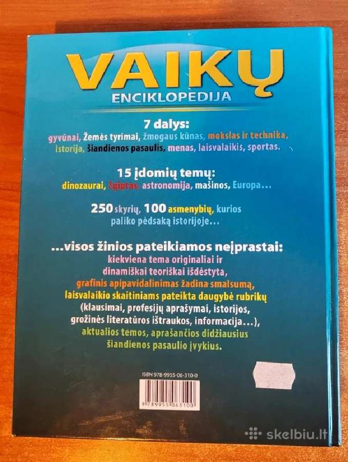 Vaikų Enciklopedija (Mokslo pažinimo knyga vaikams - nuotraukos Nr. 2
