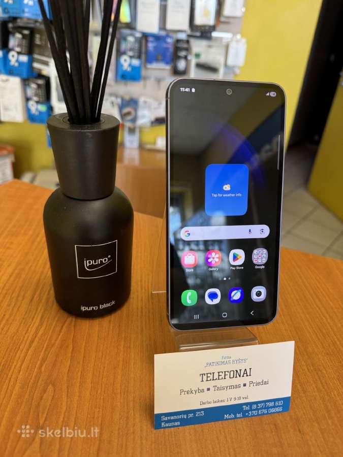Samsung S23fe Black 128gb Su Garantija