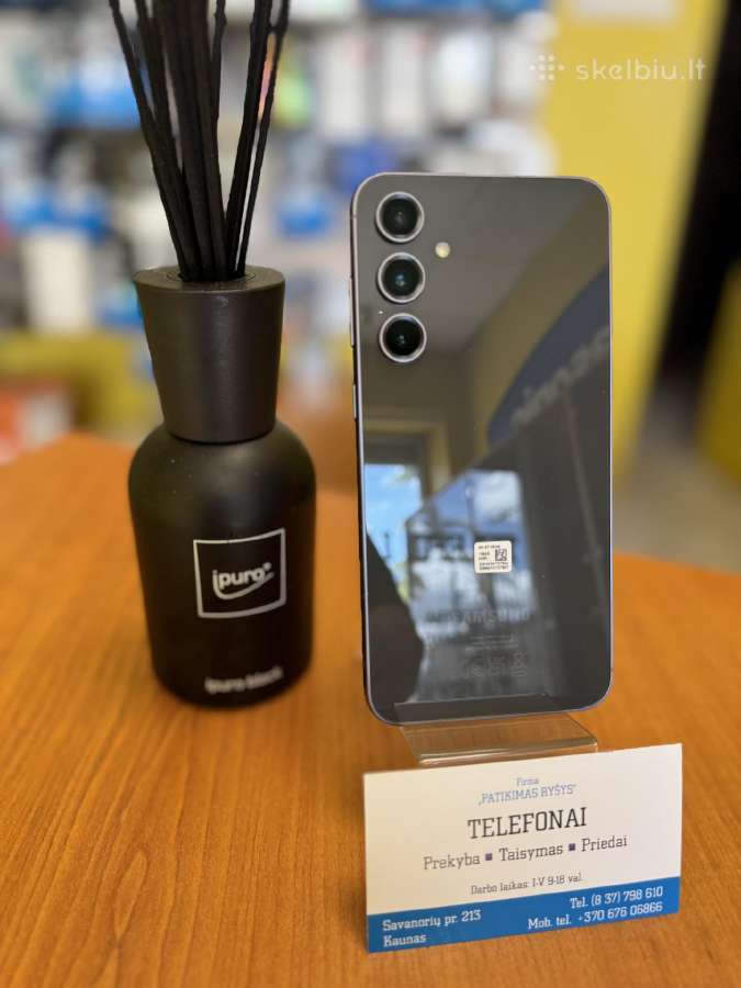 Samsung S23fe Black 128gb Su Garantija - nuotraukos Nr. 2