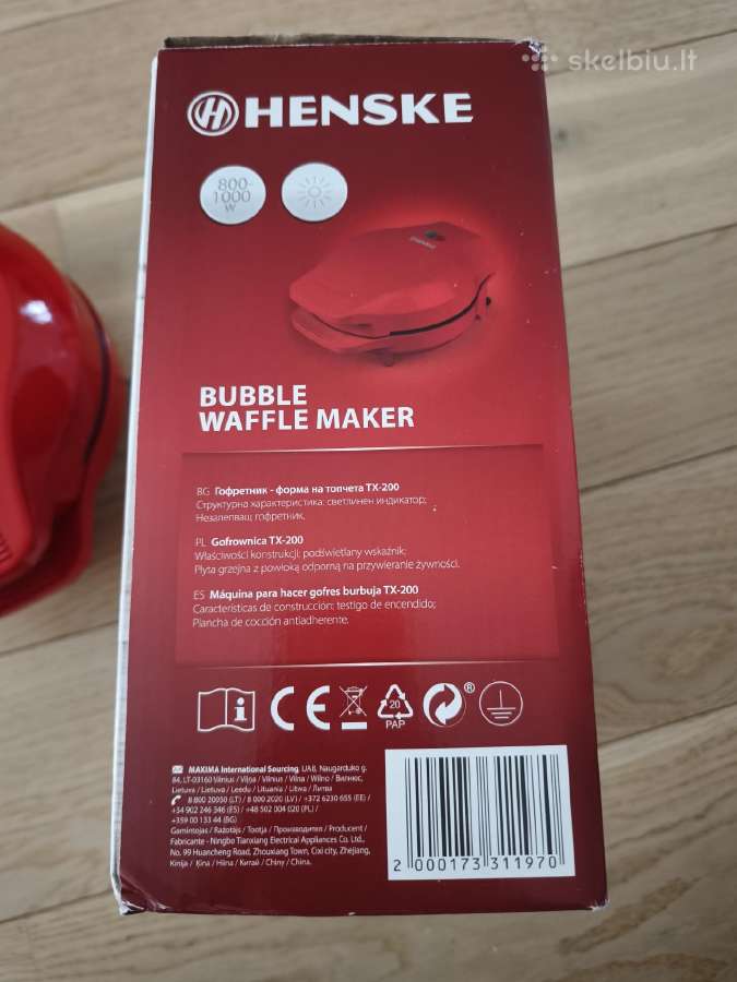 Burbulinių vaflių kepyklė Henske su dėžute - nuotraukos Nr. 4