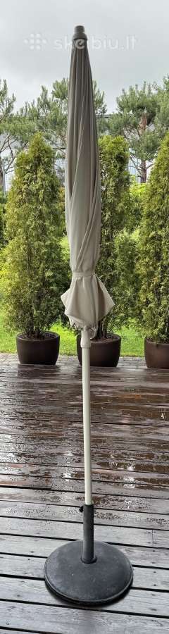Saulės skėtis su stovu, 200 cm - nuotraukos Nr. 3