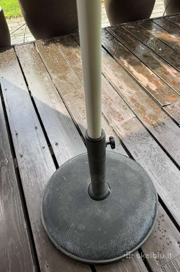 Saulės skėtis su stovu, 200 cm - nuotraukos Nr. 6