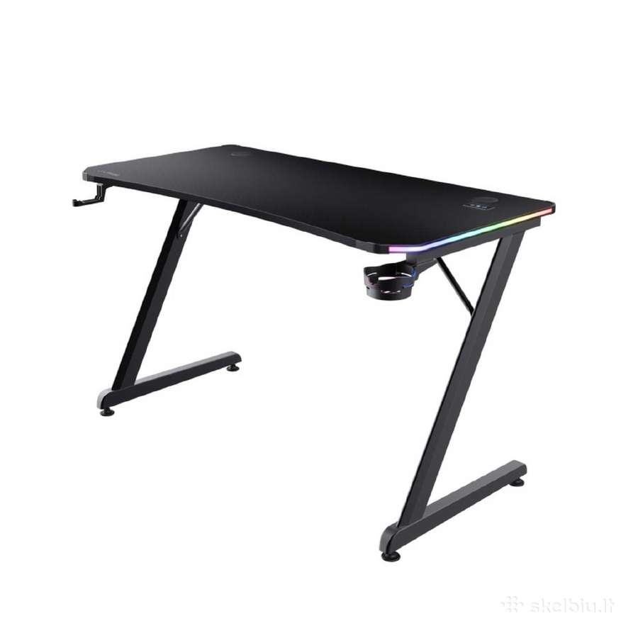 Kompiuterinių žaidimų stalas Trust Gxt 709 Lumin