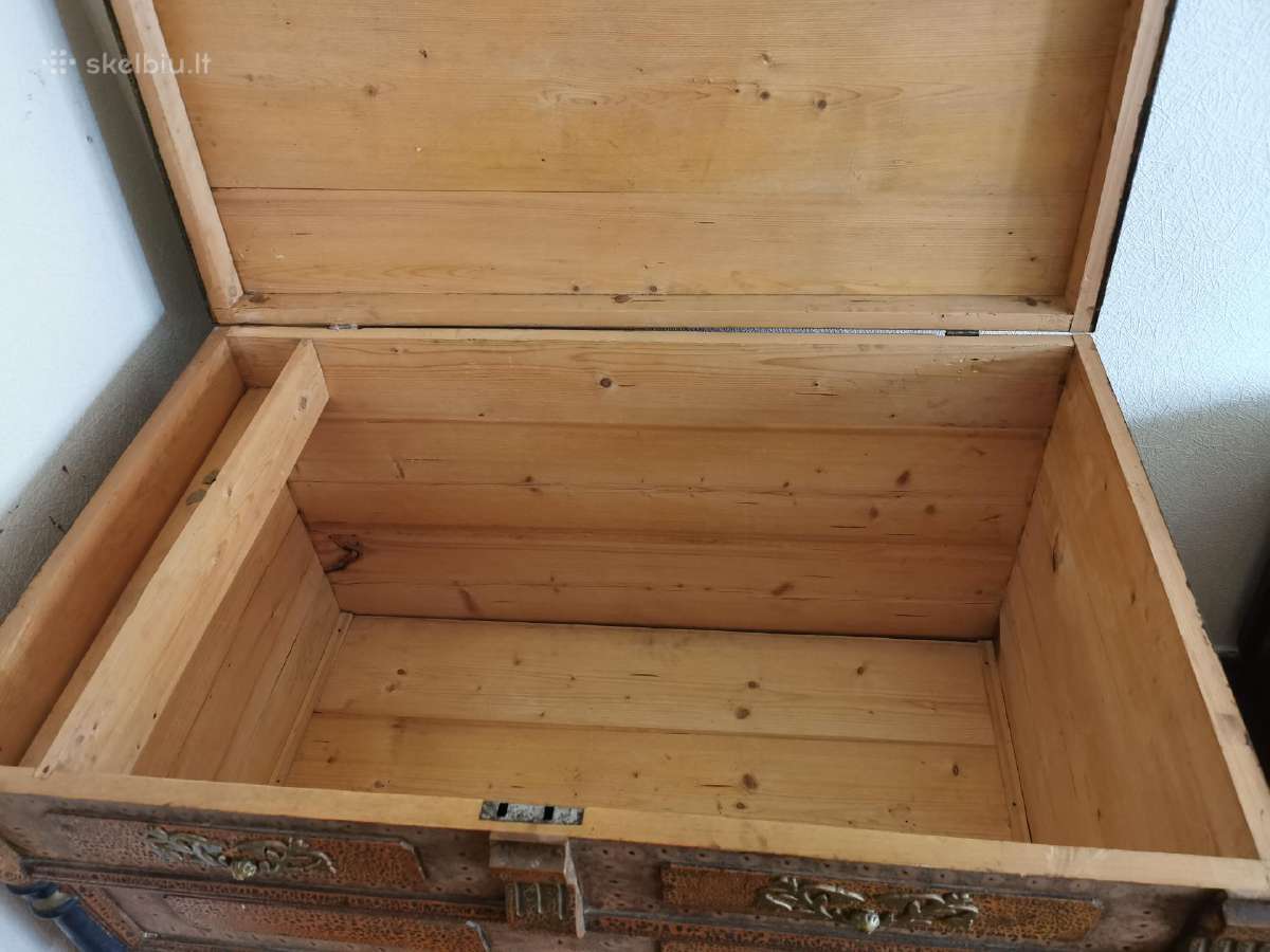 Autentiška aukštaitijos regiono kraičio skrynia - nuotraukos Nr. 5