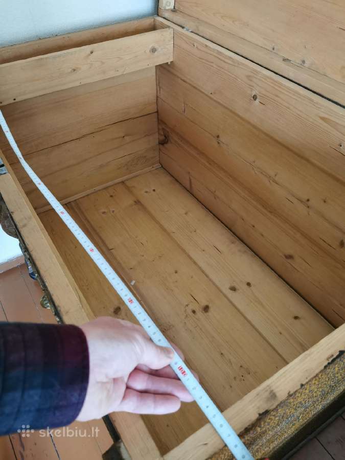 Autentiška aukštaitijos regiono kraičio skrynia - nuotraukos Nr. 11