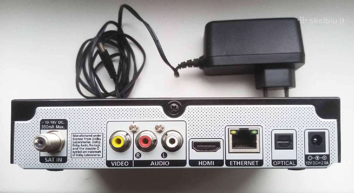 Parduodu palydovinės televizijos dekoderį +adapter - nuotraukos Nr. 2