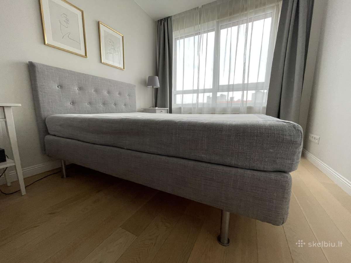 Ikea Arviksand lova 140x200 - nuotraukos Nr. 6