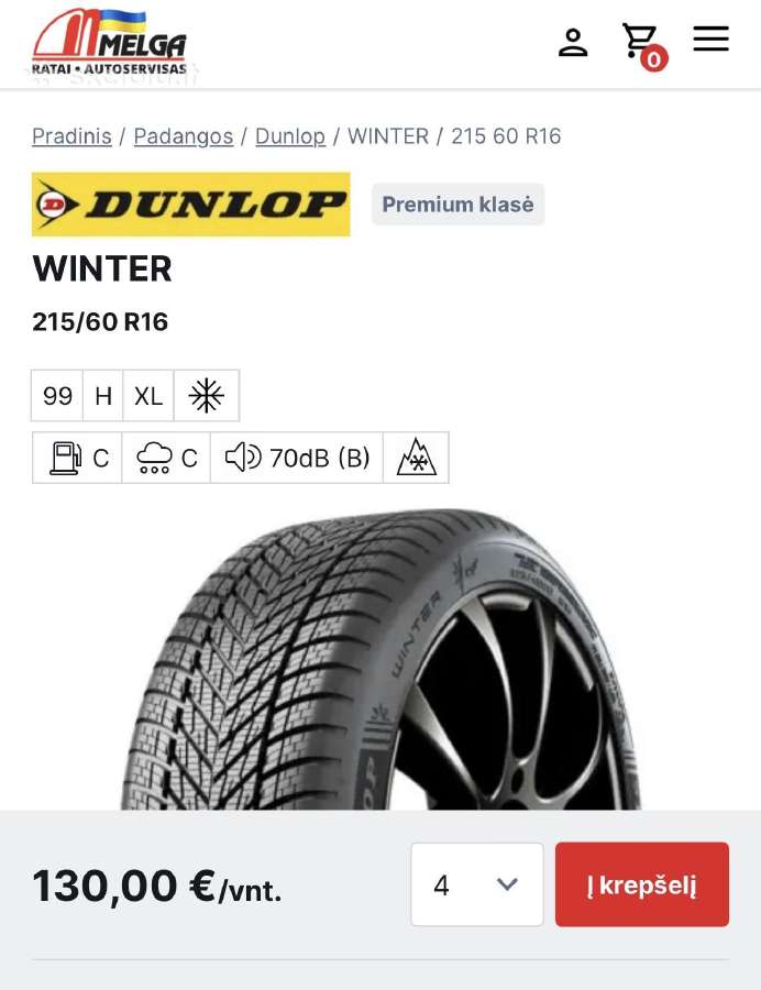 Dunlop Winter sport 5 - nuotraukos Nr. 4