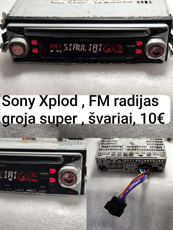 Automagnetola bluetooth, Usb, tel.laikiklis - nuotraukos Nr. 16