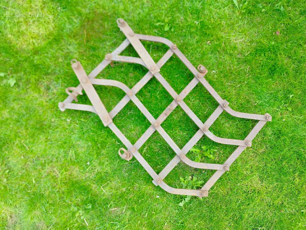 Žemės akėčios 50x75 cm metalinės sodo daržo