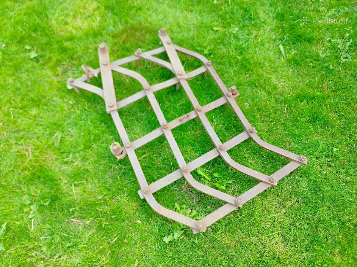 Žemės akėčios 50x75 cm metalinės sodo daržo - nuotraukos Nr. 4