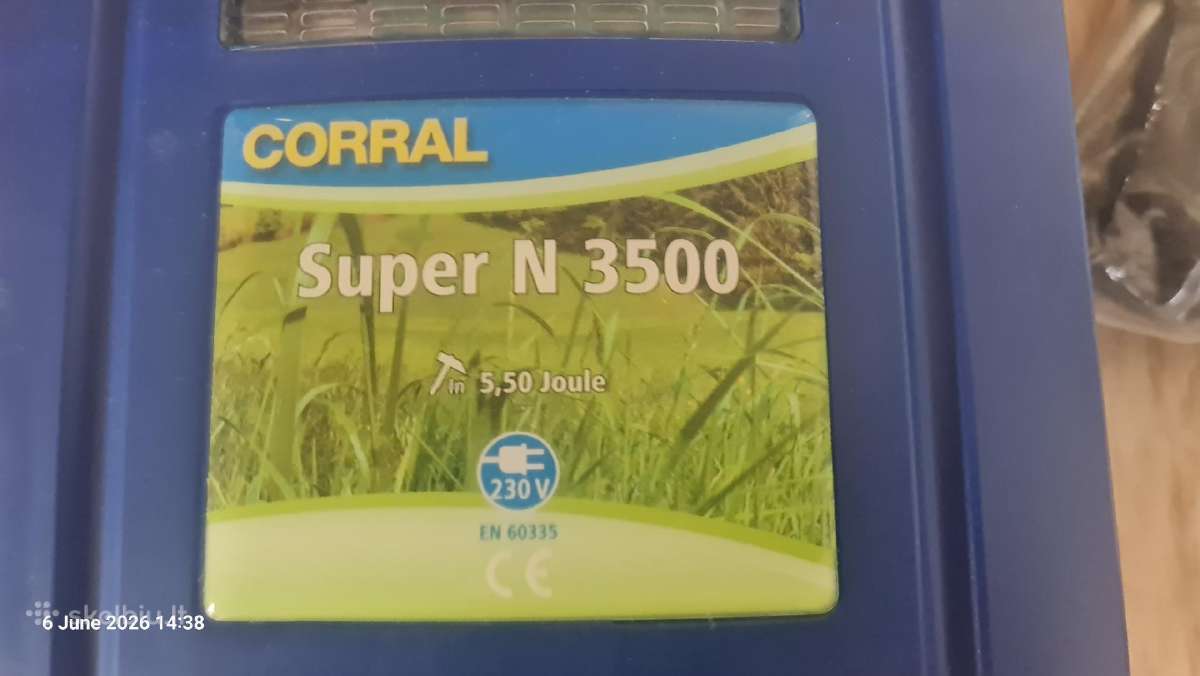 Elektrinis piemuo Corral Super 5.5j su priedais