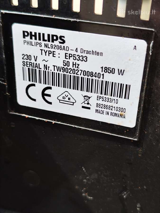 Automatinis kavos aparatas Philips - nuotraukos Nr. 4
