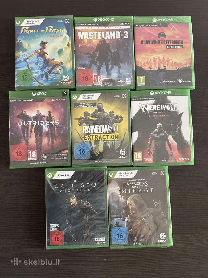 8 neišpakuoti xbox one žaidimai!