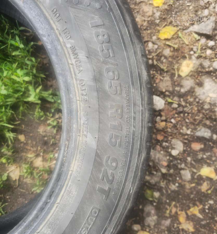 Parduodami ratai R15 186/65