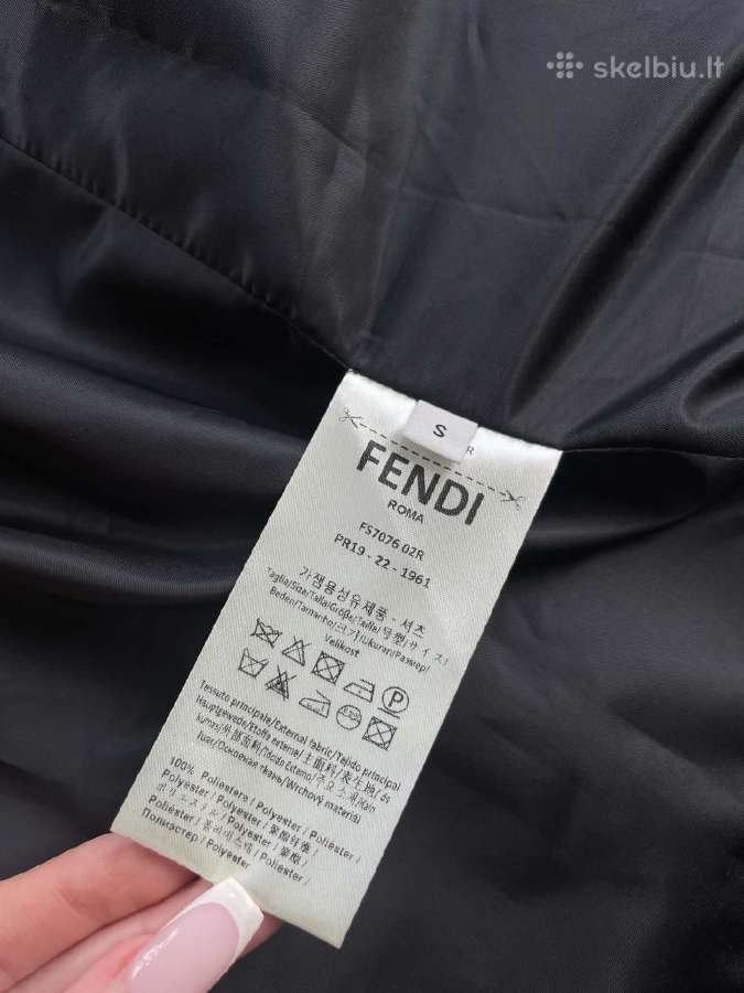 Fendi suknelė / paltuko stiliaus suknelė su diržu - nuotraukos Nr. 5