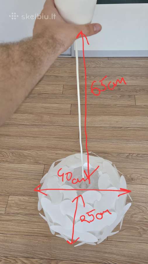 Lubinis šviestuvas Ikea Fillsta - nuotraukos Nr. 3