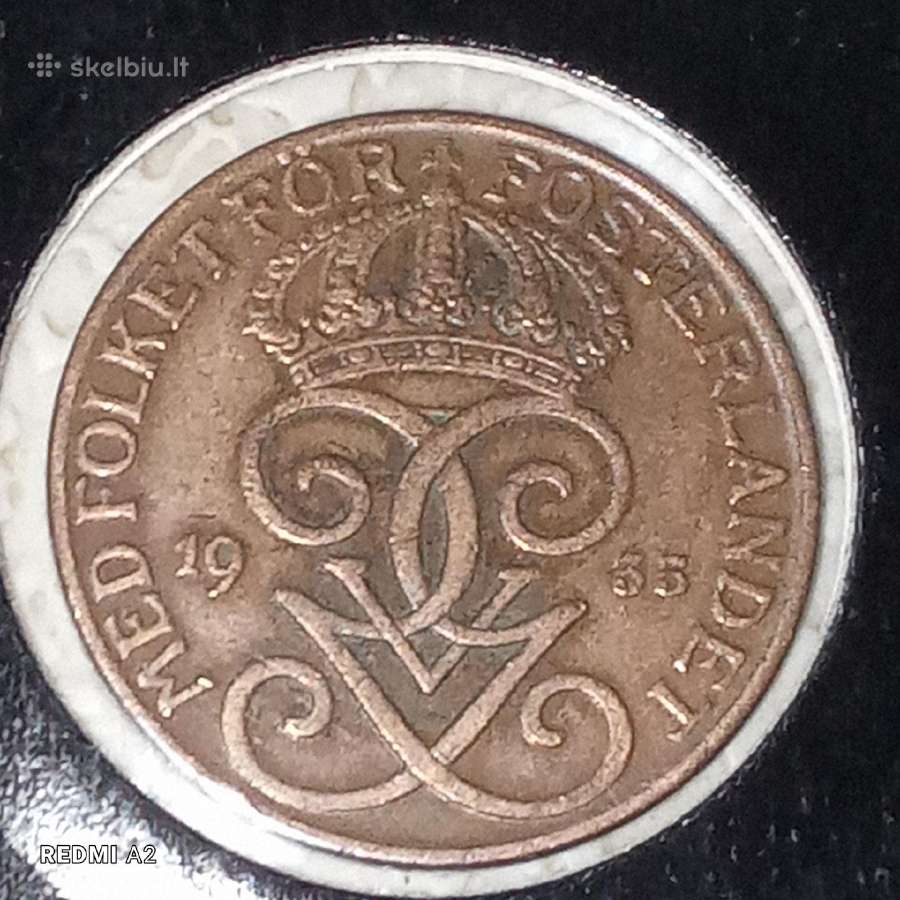 Švedija 5 erės 1935