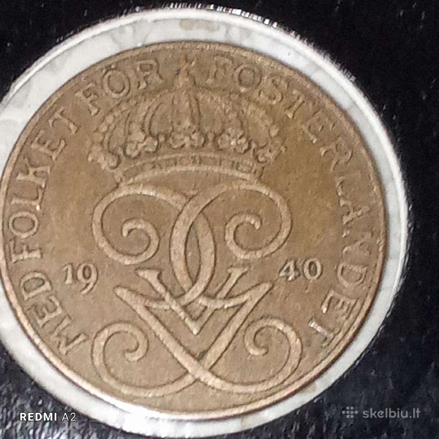 Švedija 5 erės 1940
