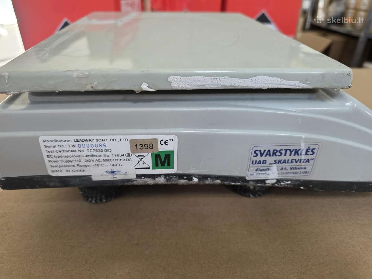 Tikslios elektroninės svarstyklės iki 30kg - nuotraukos Nr. 2