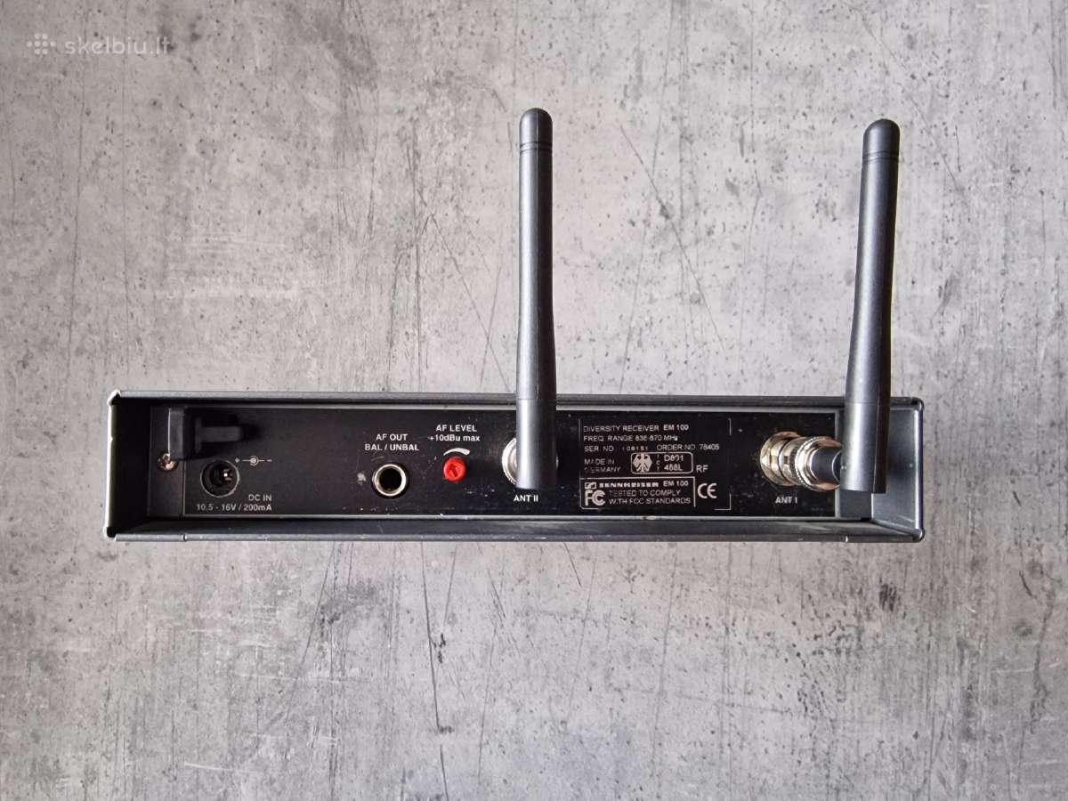 Sennheiser ew100 mikrofonas - nuotraukos Nr. 2