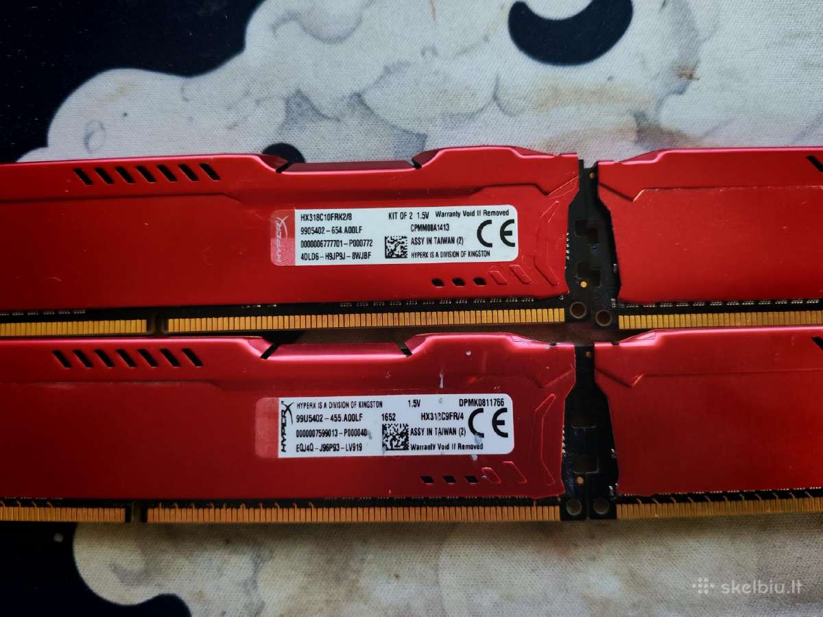 Parduodu RAM 16,0 GB Ddr3 1600mhz - nuotraukos Nr. 3