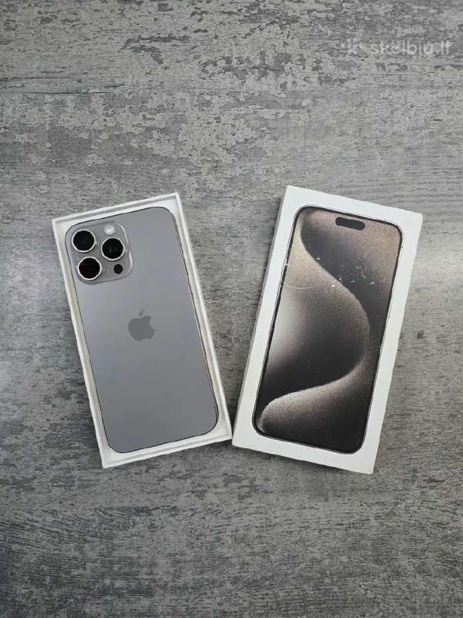 iPhone 15 pro max 256gb titanium