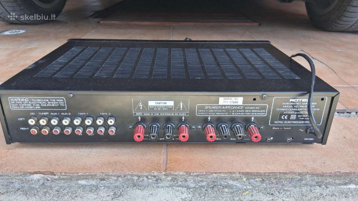 Audio stiprintuvas Rotel Ra 970 Bx dalims - nuotraukos Nr. 2