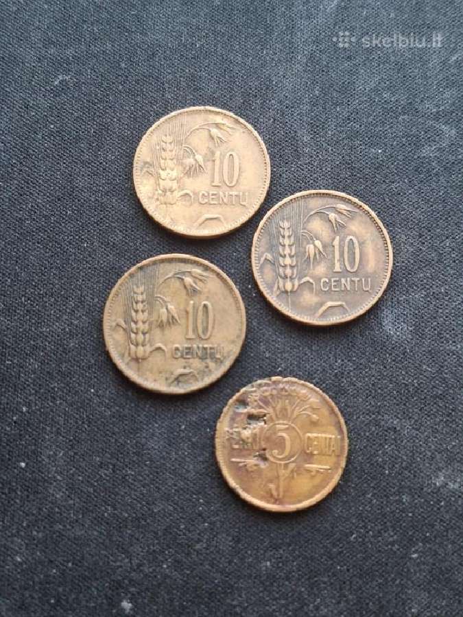 Tarpukario 1925 Lietuvos centų rinkinys