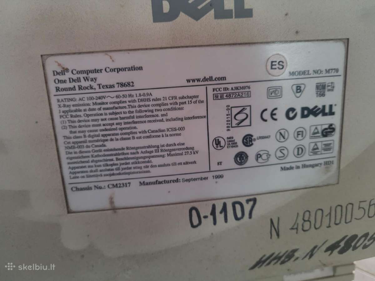 Monitorius LCD, Crt, kompiuterius, upsus - nuotraukos Nr. 9