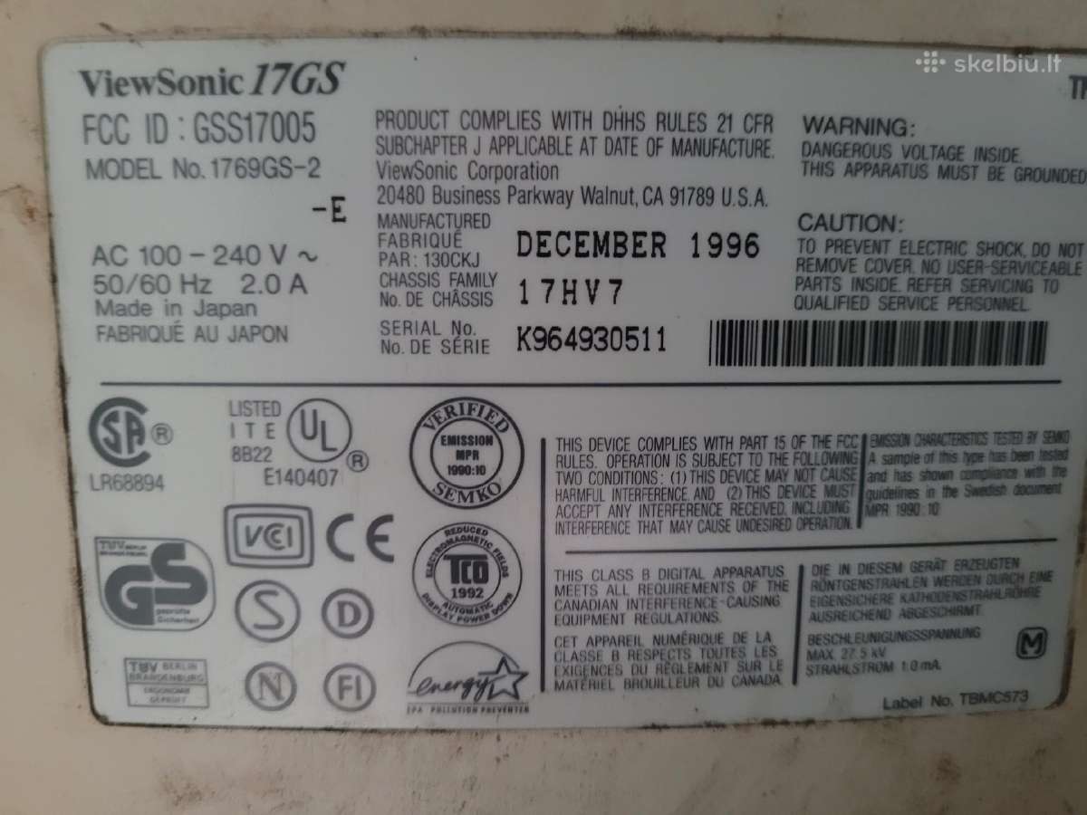 Monitorius LCD, Crt, kompiuterius, upsus - nuotraukos Nr. 11