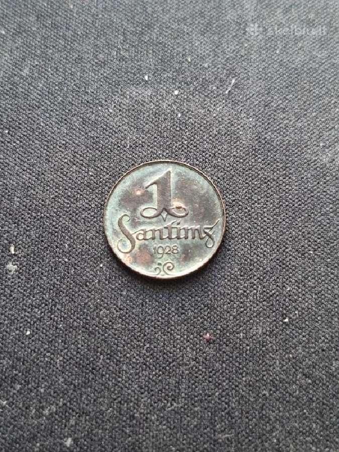 1 Santims 1928 Latvija